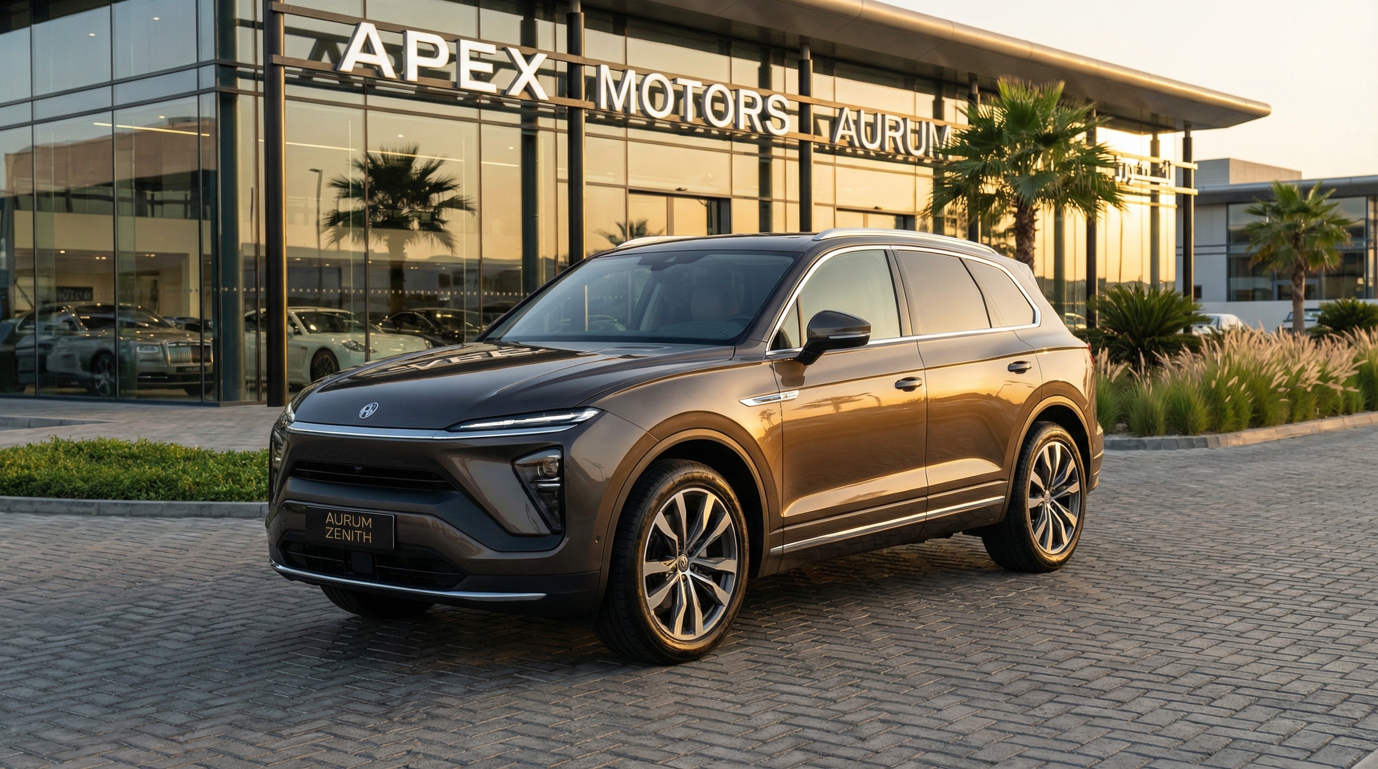 Professional car exterior photography