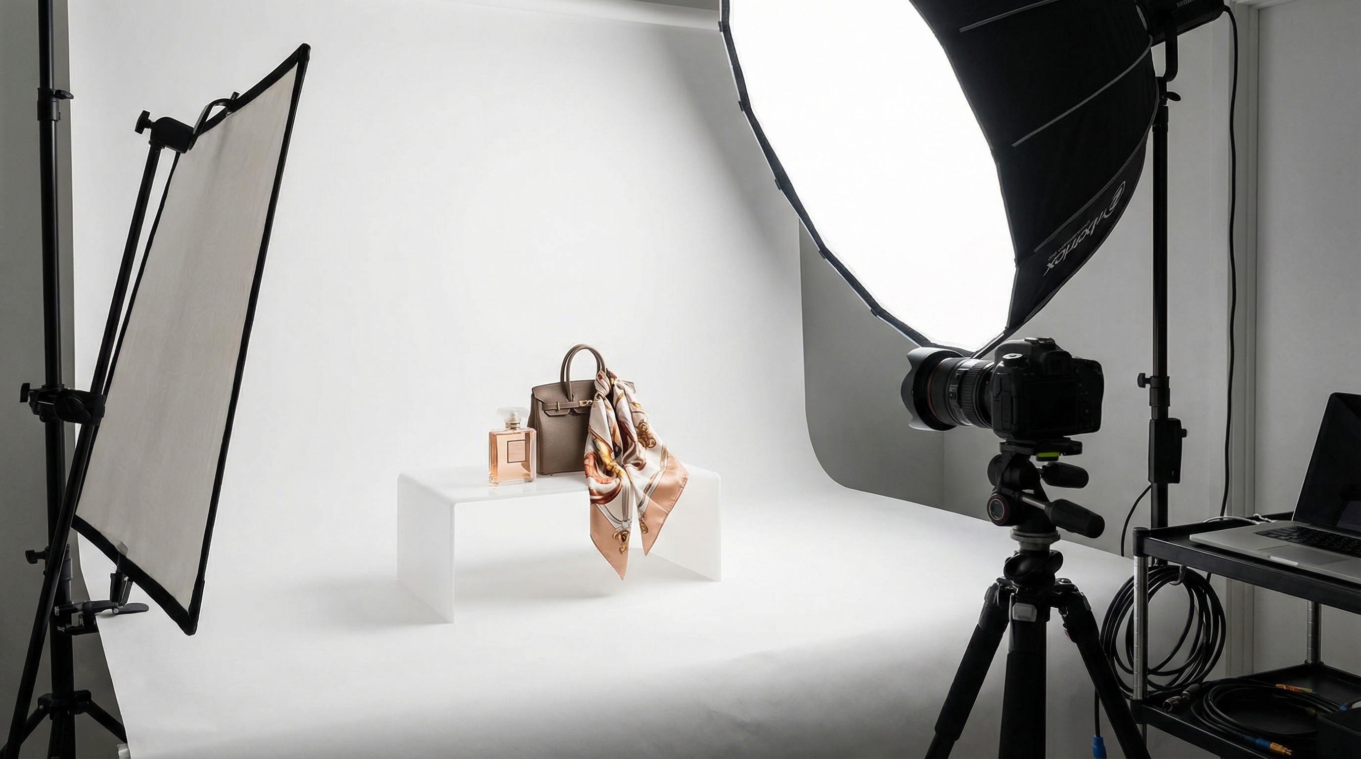 Professional product photography studio