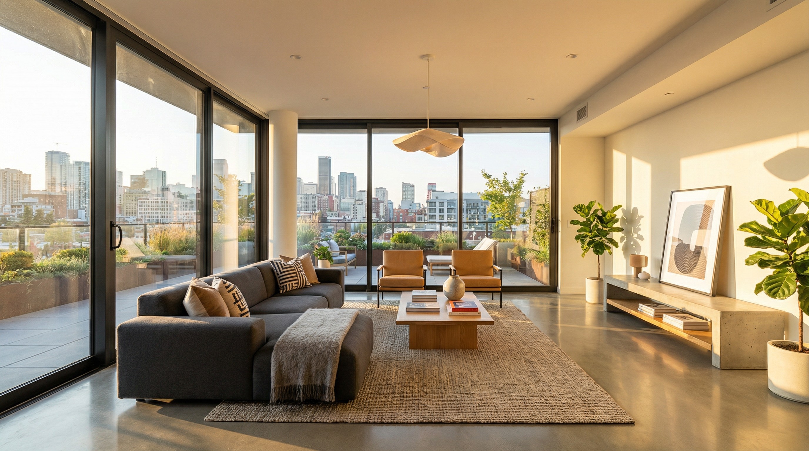 Modern living room interior